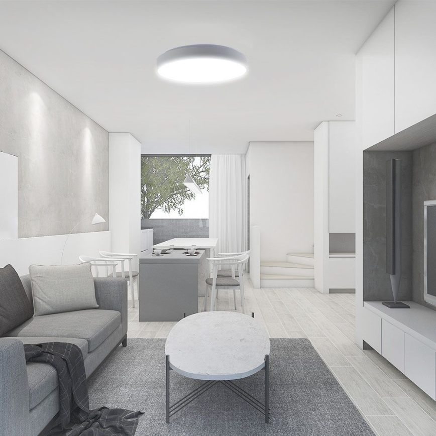LED Hämardatav laevalgusti LED/60W/230V 3000-6500K 49,5 cm valge + kaugjuhtimispult