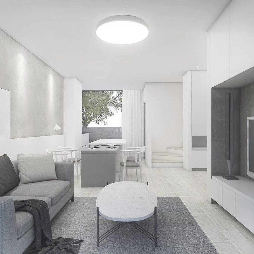 LED Hämardatav laevalgusti LED/60W/230V 3000-6500K 49,5 cm valge + kaugjuhtimispult
