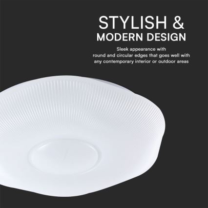 LED Hämardatav laevalgusti LED/60W/230V 3000-6500K 50 cm valge + kaugjuhtimispult
