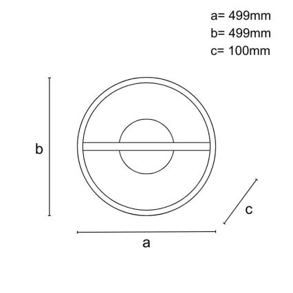 LED Hämardatav laevalgusti LED/60W/230V 3000-6500K + kaugjuhtimispult