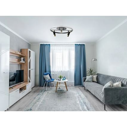 LED Hämardatav laevalgusti LED/60W/230V 3000-6500K must + kaugjuhtimispult