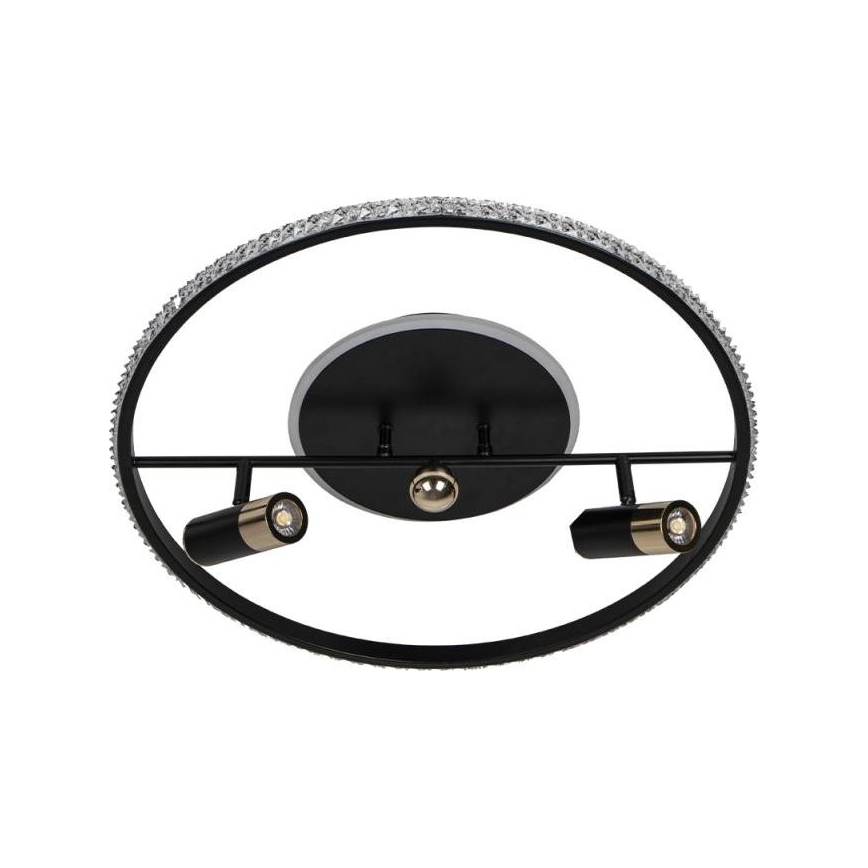 LED Hämardatav laevalgusti LED/60W/230V 3000-6500K must + kaugjuhtimispult