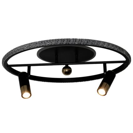 LED Hämardatav laevalgusti LED/60W/230V 3000-6500K must + kaugjuhtimispult