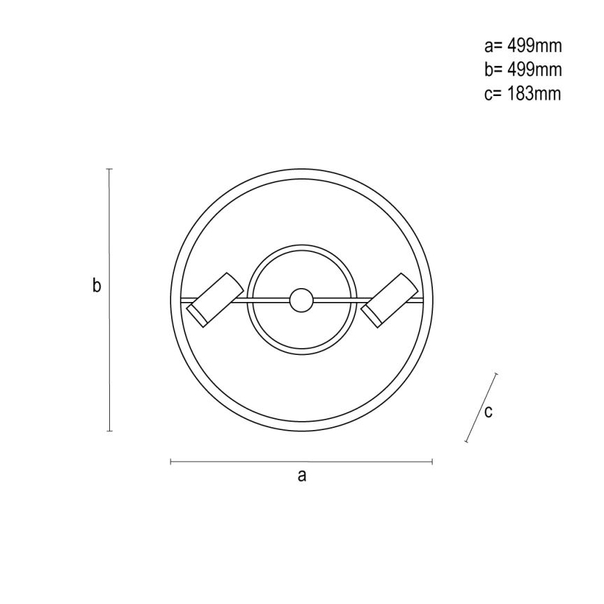 LED Hämardatav laevalgusti LED/60W/230V 3000-6500K must + kaugjuhtimispult