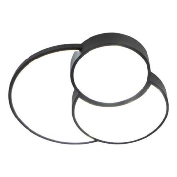 LED Hämardatav laevalgusti LED/60W/230V 3000-6500K must + kaugjuhtimispult