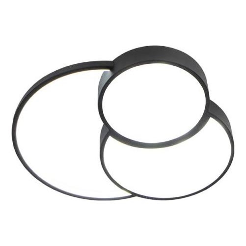 LED Hämardatav laevalgusti LED/60W/230V 3000-6500K must + kaugjuhtimispult