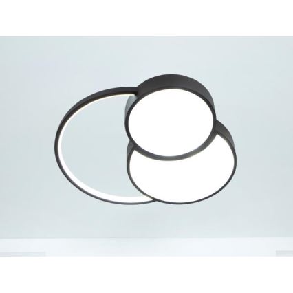 LED Hämardatav laevalgusti LED/60W/230V 3000-6500K must + kaugjuhtimispult