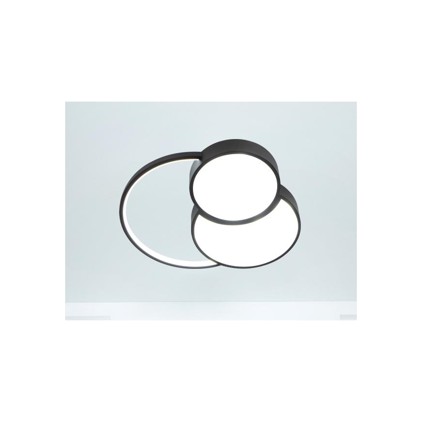 LED Hämardatav laevalgusti LED/60W/230V 3000-6500K must + kaugjuhtimispult
