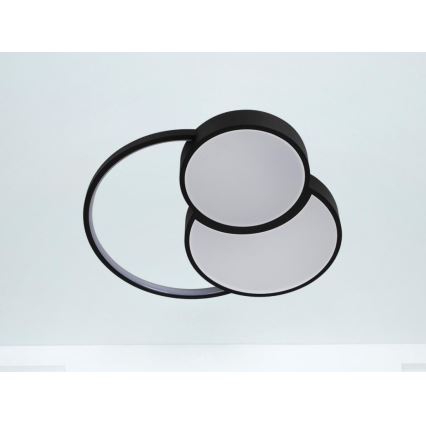 LED Hämardatav laevalgusti LED/60W/230V 3000-6500K must + kaugjuhtimispult