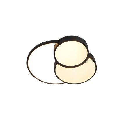 LED Hämardatav laevalgusti LED/60W/230V 3000-6500K must + kaugjuhtimispult