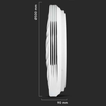 LED Hämardatav laevalgusti LED/60W/230V 3000K/4000K/6500K + kaugjuhtimispult