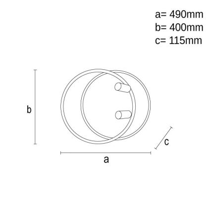 LED Hämardatav laevalgusti LED/65W/230V 3000-6500K valge + kaugjuhtimispult