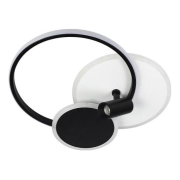 LED Hämardatav laevalgusti LED/65W/230V 3000-6500K valge/must + kaugjuhtimispult