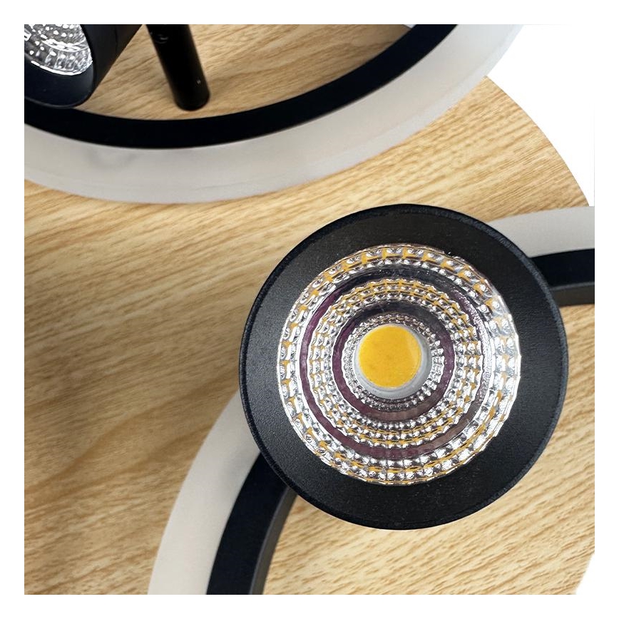 LED Hämardatav laevalgusti LED/70W/230V 3000-6500K must/pruun + kaugjuhtimispult