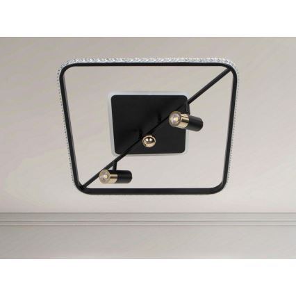 LED Hämardatav laevalgusti LED/70W/230V 3000-6500K must + kaugjuhtimispult