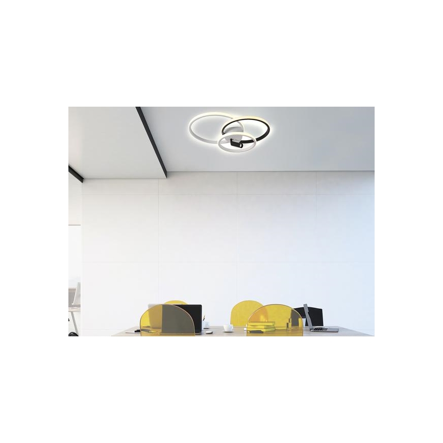 LED Hämardatav laevalgusti LED/70W/230V 3000-6500K valge/must + kaugjuhtimispult
