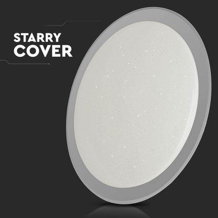 LED Hämardatav laevalgusti LED/72W/230V 3000-6500K d. 67 cm valge + kaugjuhtimispult