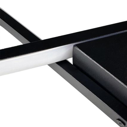 LED Hämardatav laevalgusti LED/75W/230V 3000-6500K must + kaugjuhtimispult