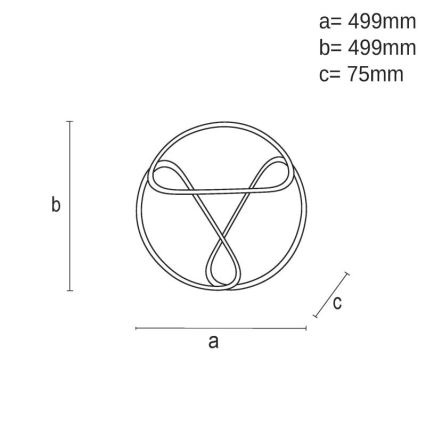 LED Hämardatav laevalgusti LED/75W/230V 3000-6500K pruun/must + kaugjuhtimispult