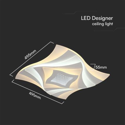 LED Hämardatav laevalgusti LED/75W/230V 3000-6500K + kaugjuhtimispult