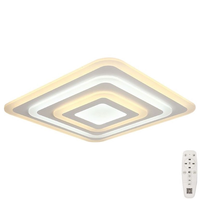 LED Hämardatav laevalgusti LED/77W/230V 3000-6500K 49,5x49,5 cm + kaugjuhtimispult