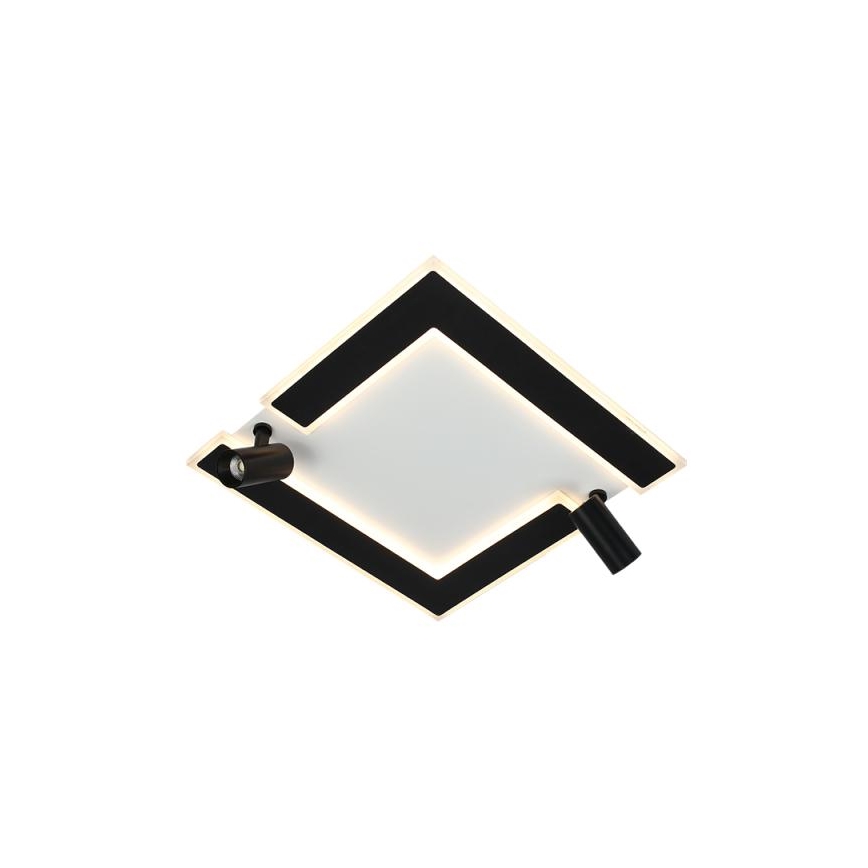 LED Hämardatav laevalgusti LED/80W/230V 3000-6500K must + kaugjuhtimispult