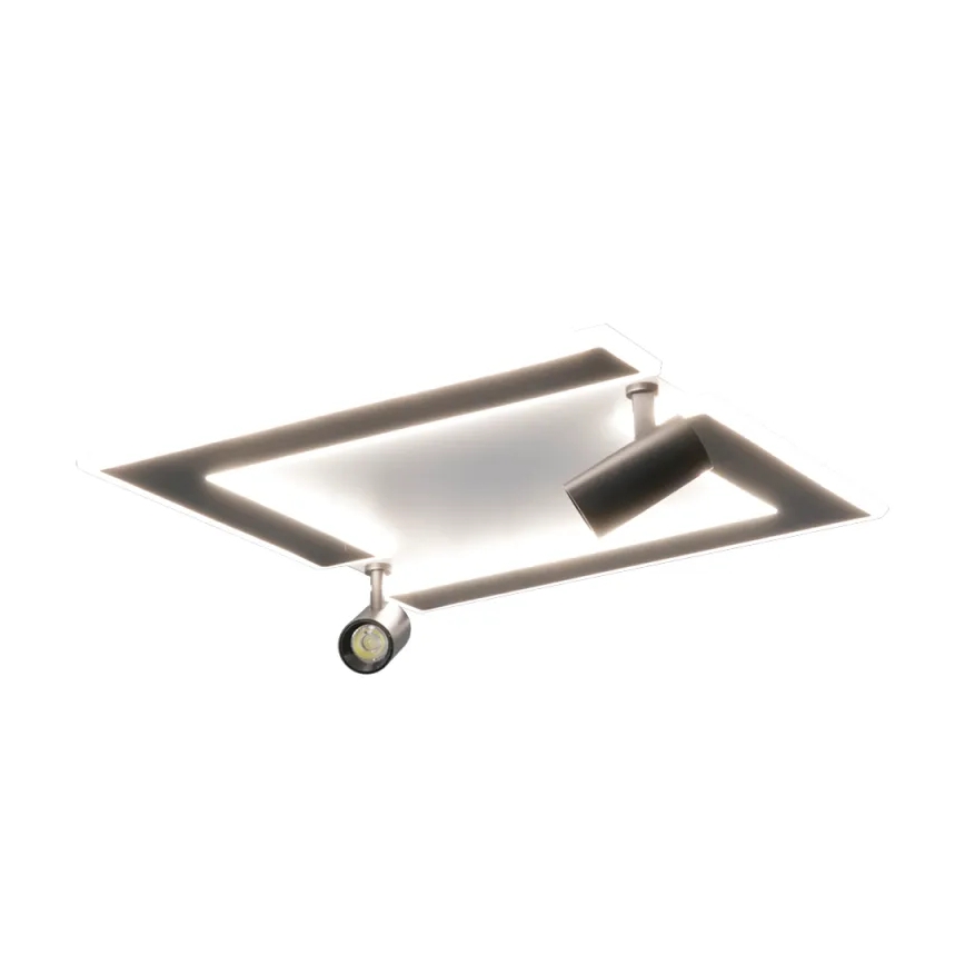 LED Hämardatav laevalgusti LED/80W/230V 3000-6500K must + kaugjuhtimispult