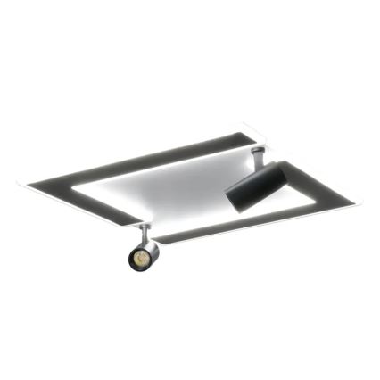 LED Hämardatav laevalgusti LED/80W/230V 3000-6500K must + kaugjuhtimispult