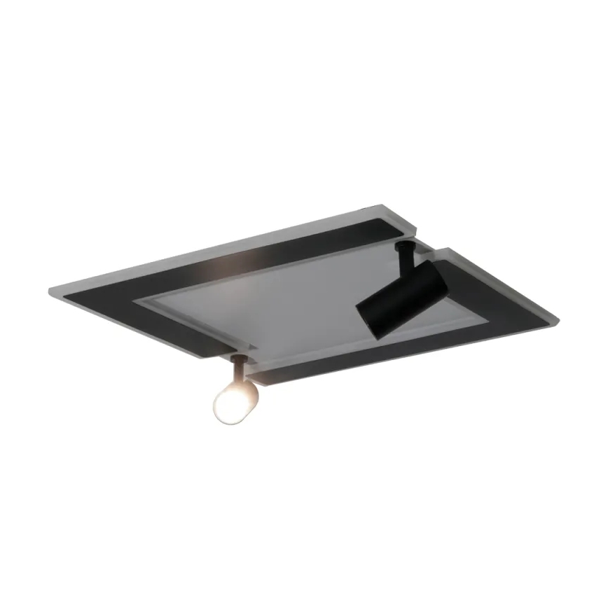 LED Hämardatav laevalgusti LED/80W/230V 3000-6500K must + kaugjuhtimispult