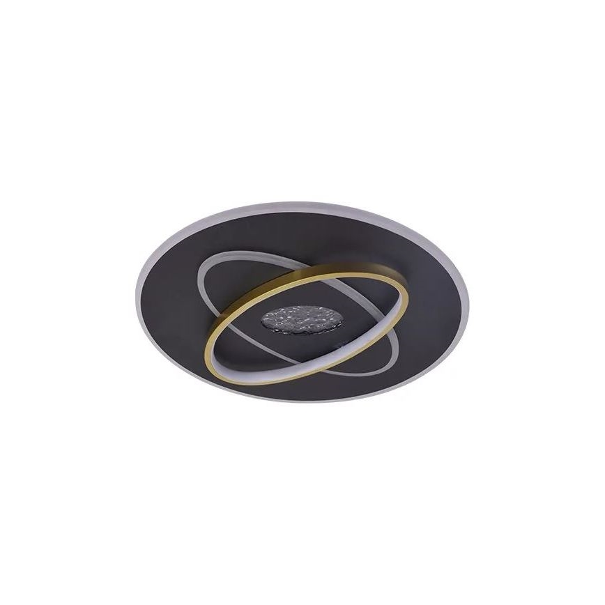 LED Hämardatav laevalgusti LED/80W/230V 3000-6500K must + kaugjuhtimispult