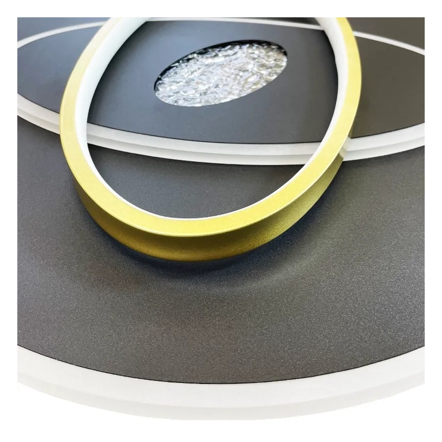 LED Hämardatav laevalgusti LED/80W/230V 3000-6500K must + kaugjuhtimispult
