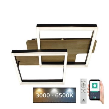 LED Hämardatav laevalgusti LED/85W/230V 3000-6500K tamm + kaugjuhtimispult