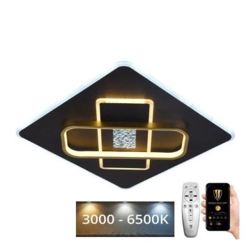 LED Hämardatav laevalgusti LED/90W/230V 3000-6500K must + kaugjuhtimispult