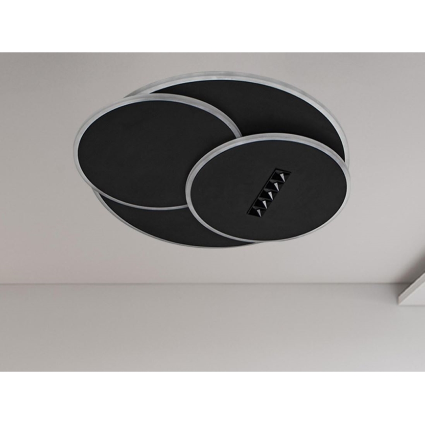 LED Hämardatav laevalgusti LED/90W/230V 3000-6500K must + kaugjuhtimispult
