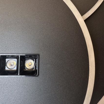 LED Hämardatav laevalgusti LED/90W/230V 3000-6500K must + kaugjuhtimispult