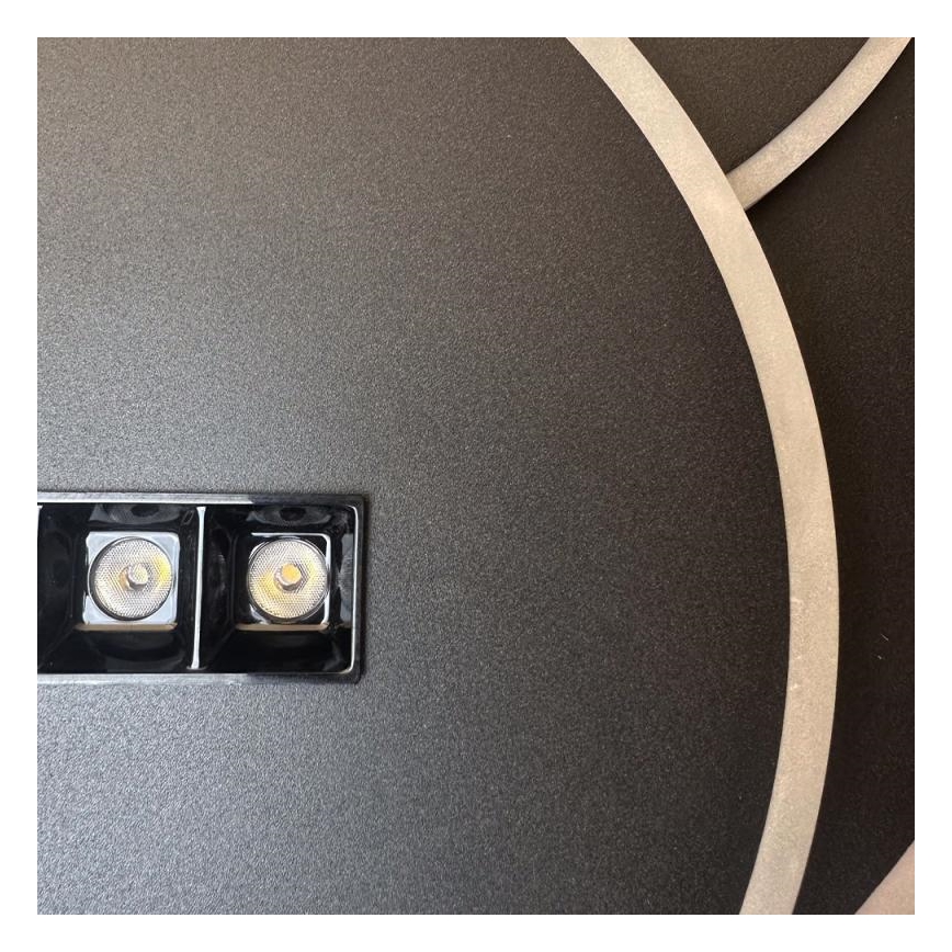 LED Hämardatav laevalgusti LED/90W/230V 3000-6500K must + kaugjuhtimispult