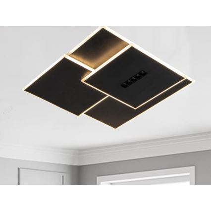 LED Hämardatav laevalgusti LED/95W/230V 3000-6500K must + kaugjuhtimispult