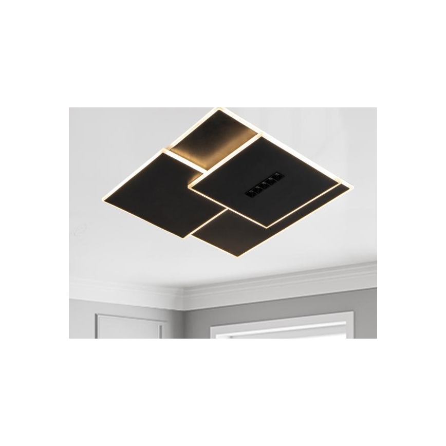 LED Hämardatav laevalgusti LED/95W/230V 3000-6500K must + kaugjuhtimispult