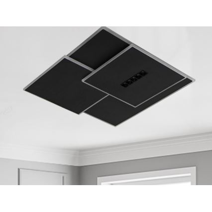 LED Hämardatav laevalgusti LED/95W/230V 3000-6500K must + kaugjuhtimispult