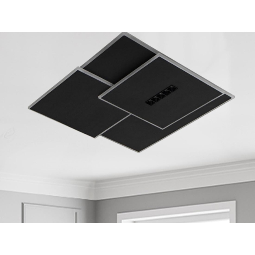 LED Hämardatav laevalgusti LED/95W/230V 3000-6500K must + kaugjuhtimispult