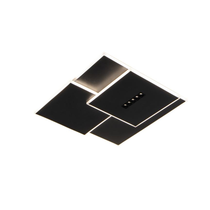 LED Hämardatav laevalgusti LED/95W/230V 3000-6500K must + kaugjuhtimispult