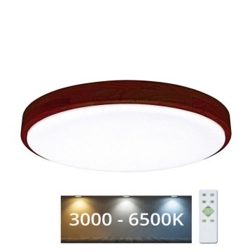 LED Hämardatav laevalgusti LENA LED/24W/230V 3000-6500K tamm + kaugjuhtimispult