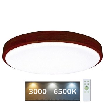 LED Hämardatav laevalgusti LENA LED/60W/230V 3000-6500K tamm + kaugjuhtimispult