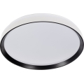 LED hämardatav laevalgusti LIXAN LED/65W/230V 3000-6500K läbimõõt 48,6 cm valge/must + kaugjuhtimispult