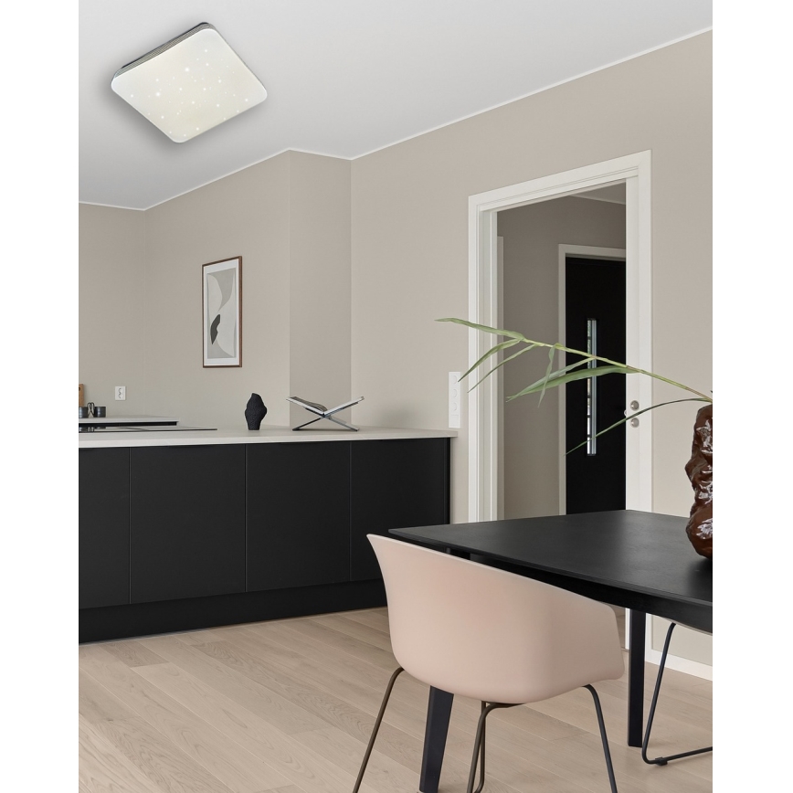 LED Hämardatav laevalgusti MANA LED/36W/230V 2700-6500K 43x43 cm + kaugjuhtimispult