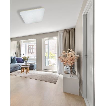 LED Hämardatav laevalgusti MANA LED/60W/230V 2700-6500K 53x53 cm + kaugjuhtimispult