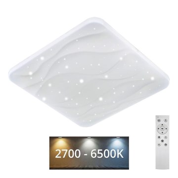 LED Hämardatav laevalgusti NERIS LED/60W/230V 2700-6500K 53x53 cm + kaugjuhtimispult