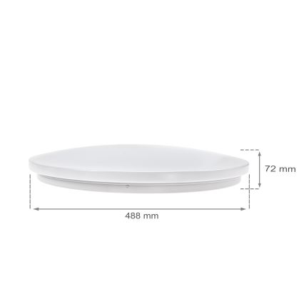 LED Hämardatav laevalgusti NYMPHEA LED/36W/230V 2700-6500K Wi-Fi Tuya
