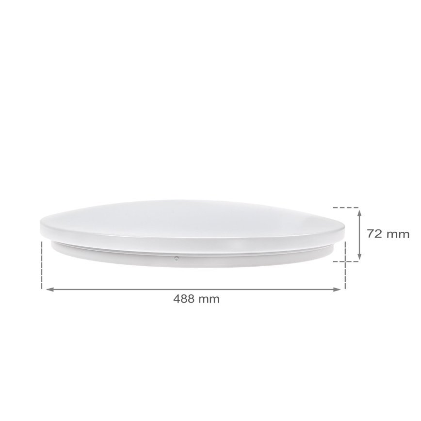 LED Hämardatav laevalgusti NYMPHEA LED/36W/230V 2700-6500K Wi-Fi Tuya
