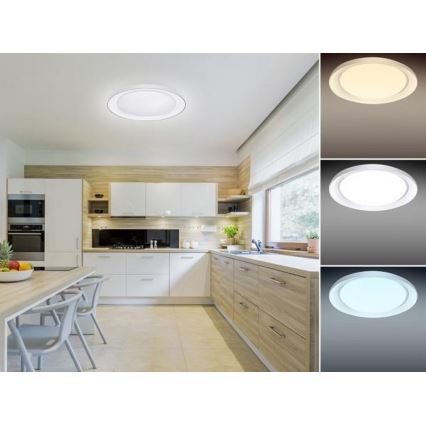 LED Hämardatav laevalgusti OPAL LED/24W/230V + kaugjuhtimispult